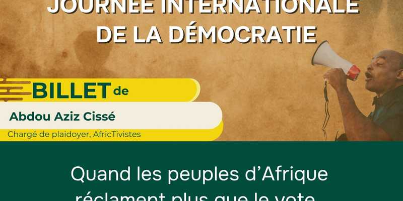 Quand les peuples d’Afrique réclament plus que le vote… la démocratie participative !