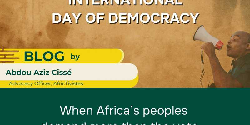 When the people of Africa demand more than the vote : participatory democracy !