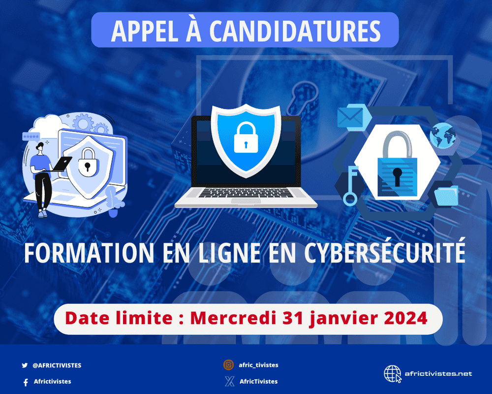 La cybersécurité à portée de clic avec la nouvelle formation en ligne de AfricTivistes 