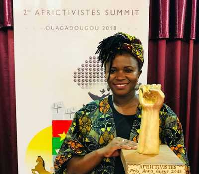 Rosebell Kagumire, lauréate Ougandaise du Prix AfricTivistes 2018