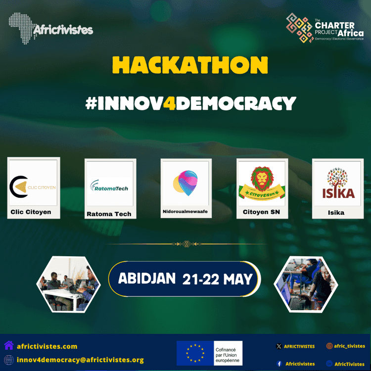 Hackathon #Innov4Democracy: 5 finalists revealed 