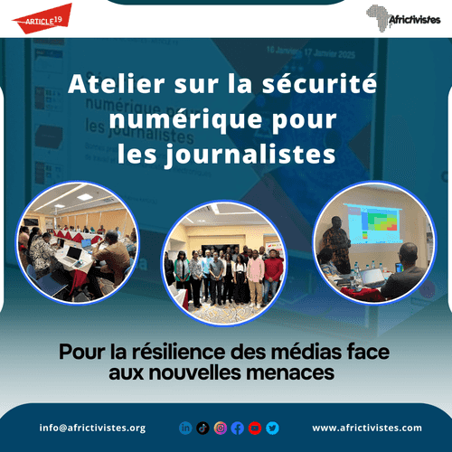 AfricTivistes et Article 19 à pied d’oeuvre pour la résilience des médias face aux nouvelles menaces