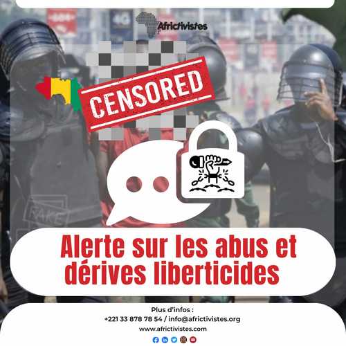 [République de Guinée] Arrestations d’acteurs de la société civile et de journalistes : alertes sur les abus et dérives liberticides !