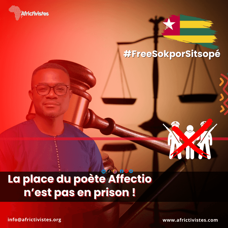 [Togo]: Togolese poet Affectio’s place is not in prison